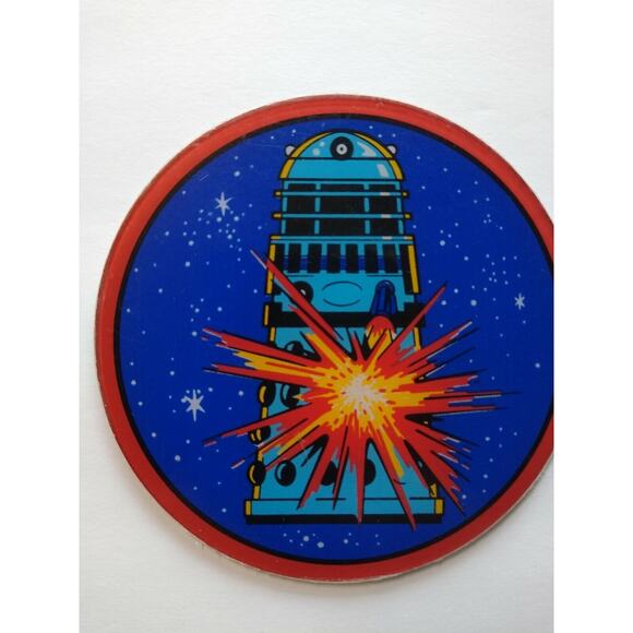 Doctor Who Pinball Coaster Original Plastic Promo Dalek Space Age Sci-Fi - Picture 4 of 4